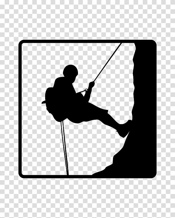 Sticker Climbing Adhesive Canyoning Sport, escalada transparent background PNG clipart