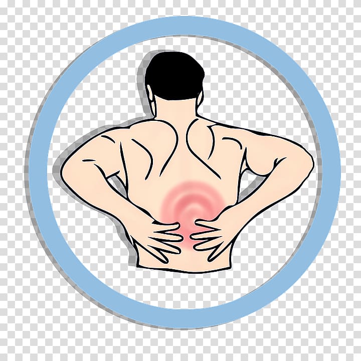 Middle back pain Low back pain Human back Physical therapy Chiropractic, headache transparent background PNG clipart