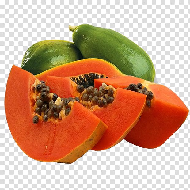 Sanya Green papaya salad Fruit Food, papaya transparent background PNG clipart