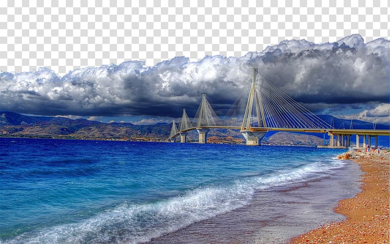 Riou2013Antirrio bridge Patras Corinth, Greece Nature FIG. transparent background PNG clipart