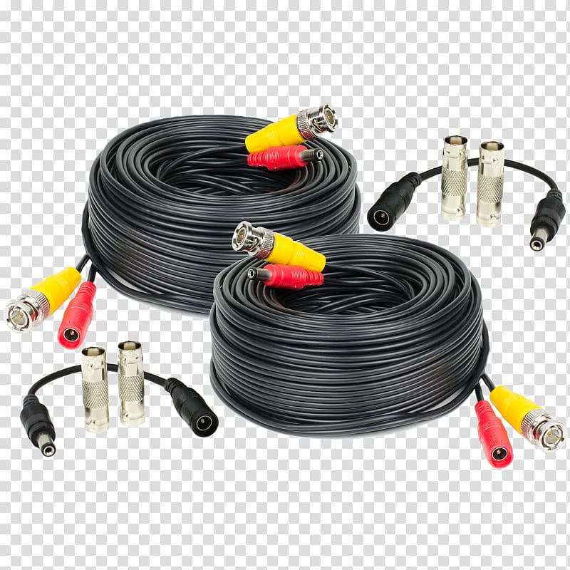 BNC connector Closed-circuit television RG-59 Coaxial cable Electrical Wires & Cable, Camera transparent background PNG clipart