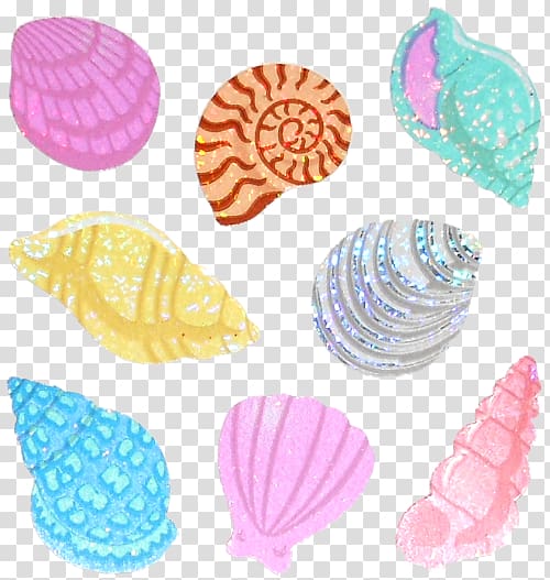 Sticker Seashell Ocean, seashell transparent background PNG clipart