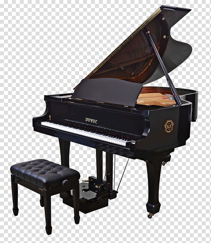 Grand piano Centre Music House Steinway & Sons Keyboard, A black piano transparent background PNG clipart
