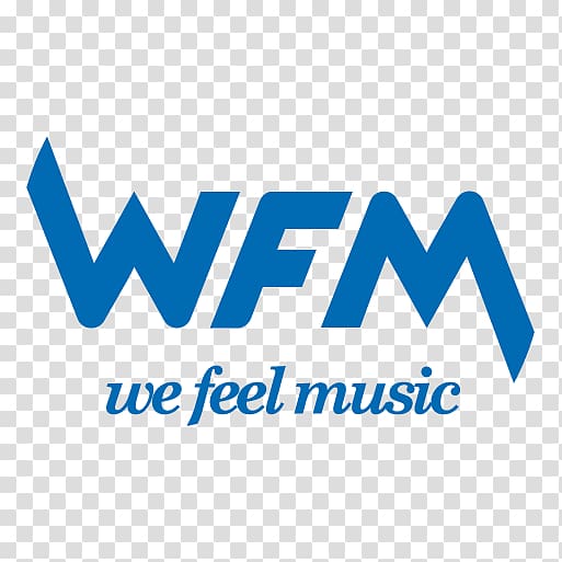 WFM, we feel music FM broadcasting 1980s, Feel It All transparent background PNG clipart