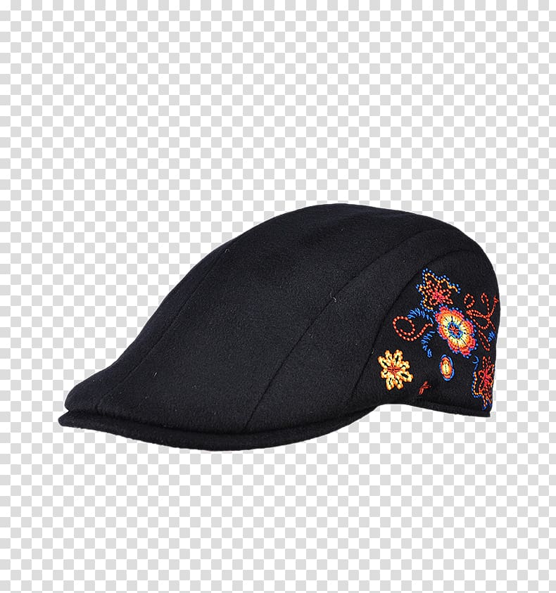 Baseball cap Flat cap Peaked cap Peek & Cloppenburg, Embroidery national wind woolen hat transparent background PNG clipart