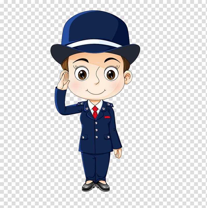 Police officer Cartoon Public security, Cartoon police transparent background PNG clipart