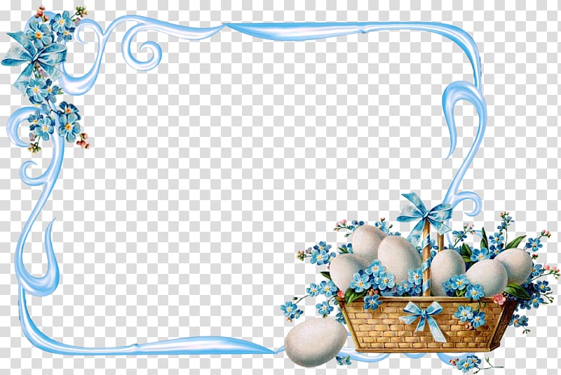 Easter Holiday Frames Paschal greeting, easter frame transparent background PNG clipart