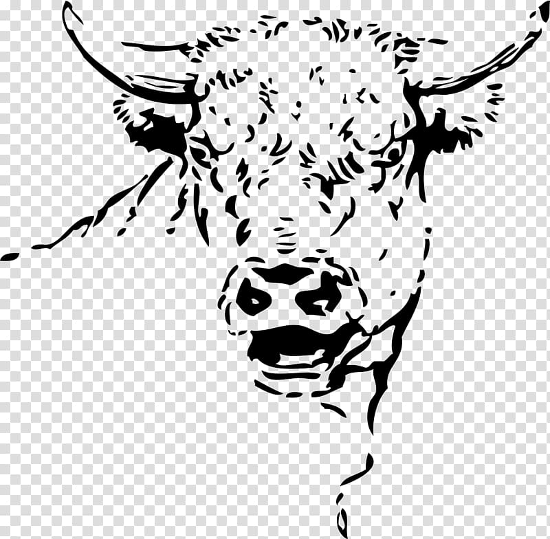 Bull's Head Inn Brahman cattle Hereford cattle , bull transparent background PNG clipart