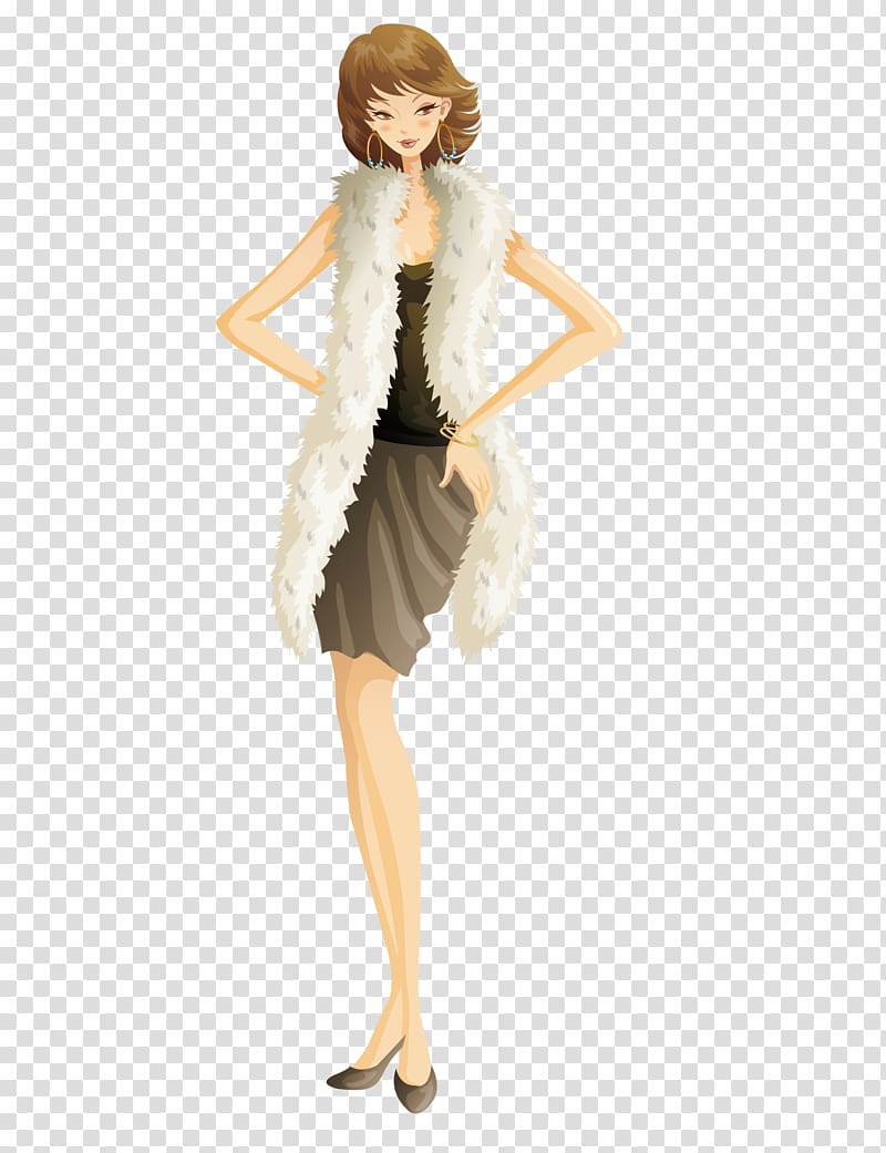 Female Woman Illustration, Urban women transparent background PNG clipart