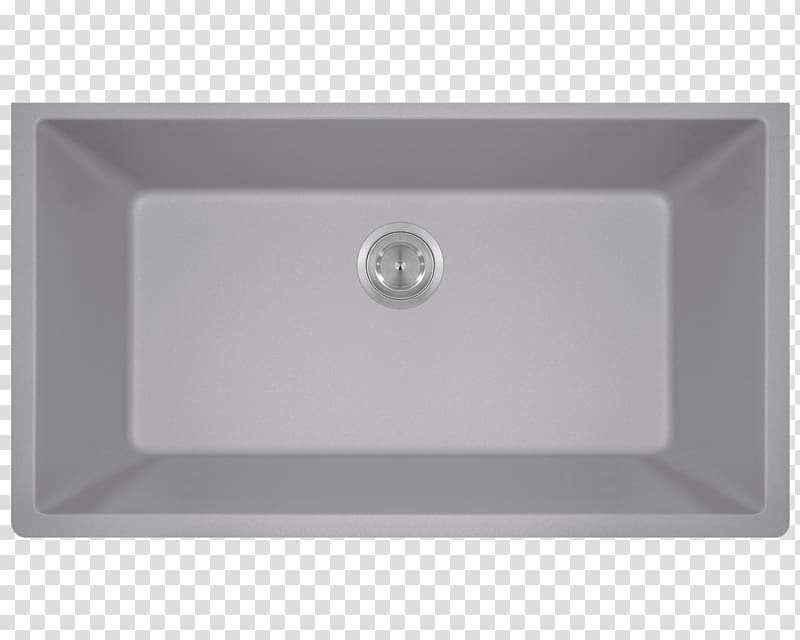 kitchen sink Tap Bathroom Countertop, Silver Bowl transparent background PNG clipart