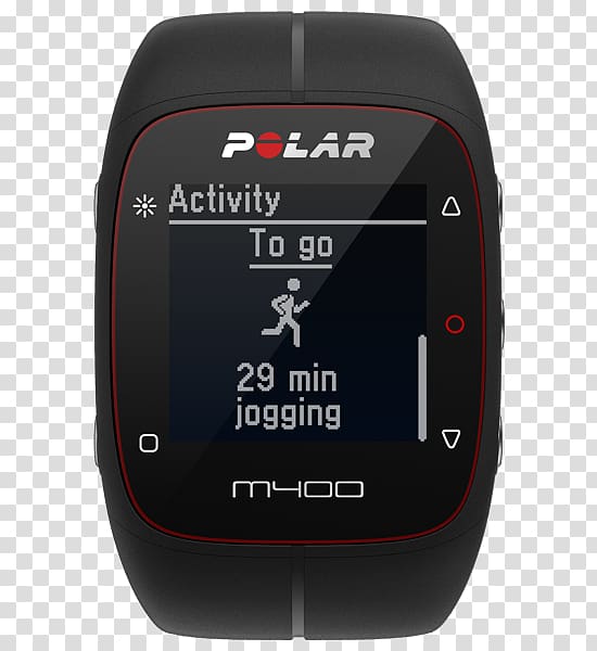 Polar Electro Bicycle Computers GPS watch Polar M400, watch transparent background PNG clipart