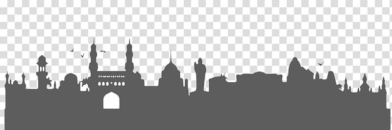 Hyderabad , Silhouette transparent background PNG clipart