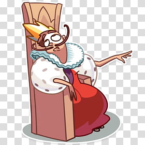 Telegram Sticker King , others transparent background PNG clipart thumbnail