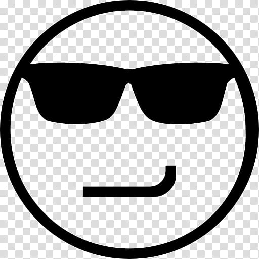Smiley Sunglasses Emoticon Computer Icons Emoji, facing transparent background PNG clipart