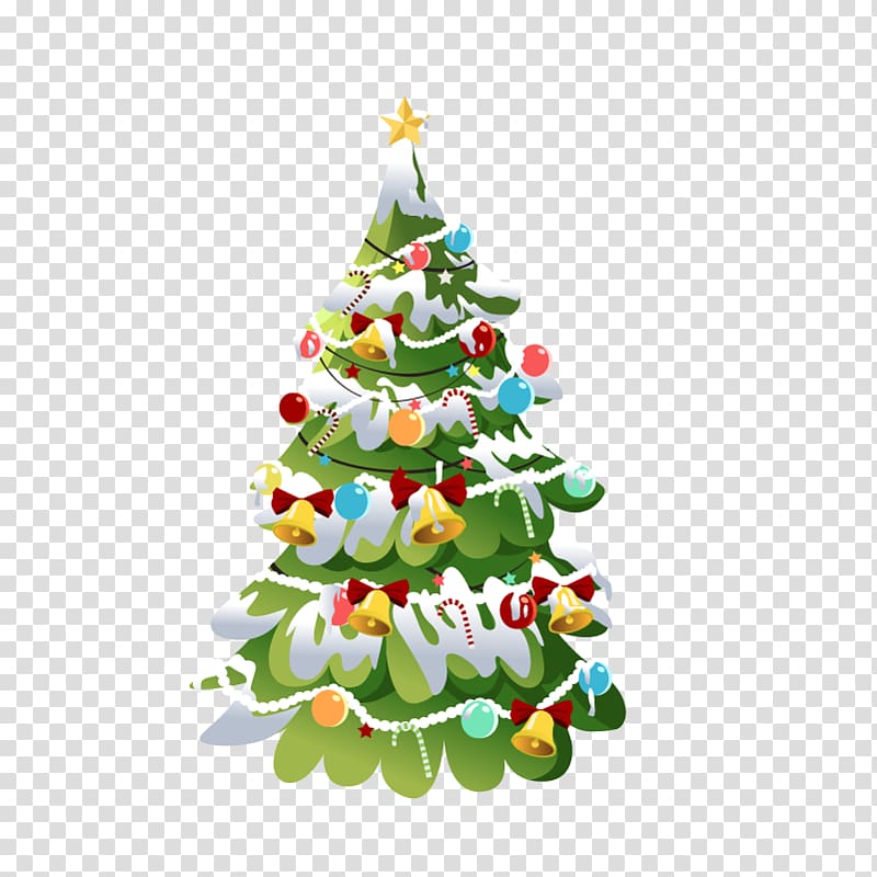 New Year Santa Claus Christmas tree Desktop , Christmas tree pattern transparent background PNG clipart