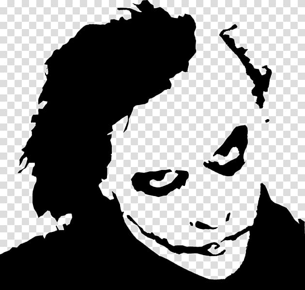 DC Joker illustration, Joker Batman Stencil graffiti Harley Quinn, joker  transparent background PNG clipart | HiClipart