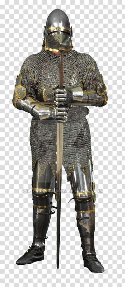 Middle Ages Knight Plate armour, middle ages transparent background PNG clipart