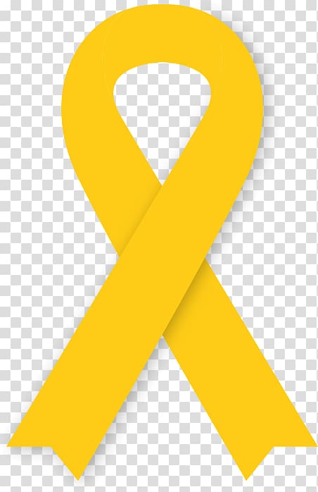 Awareness ribbon Yellow ribbon , ribbon transparent background PNG clipart