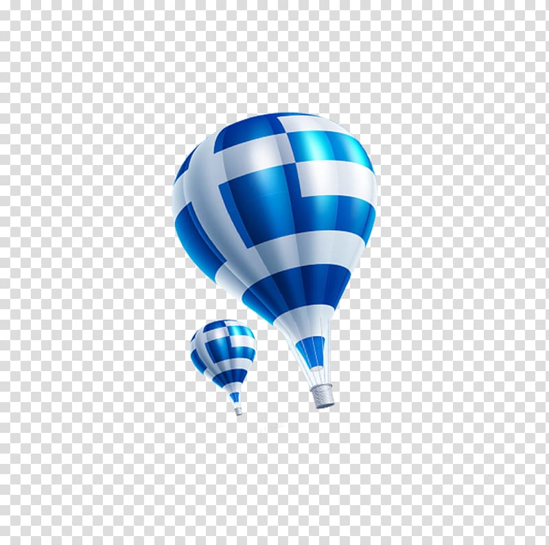 blue and white hot air balloon illustration, Parachute Hot air balloon, parachute transparent background PNG clipart