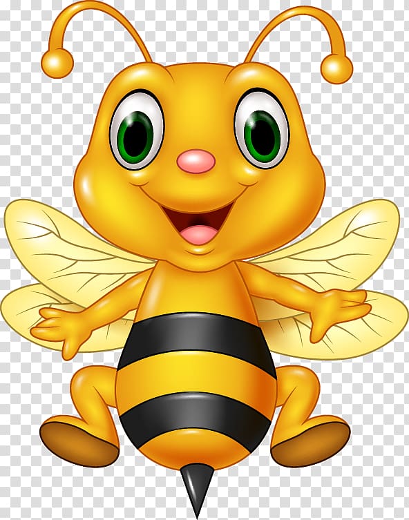 Honey bee , bee transparent background PNG clipart