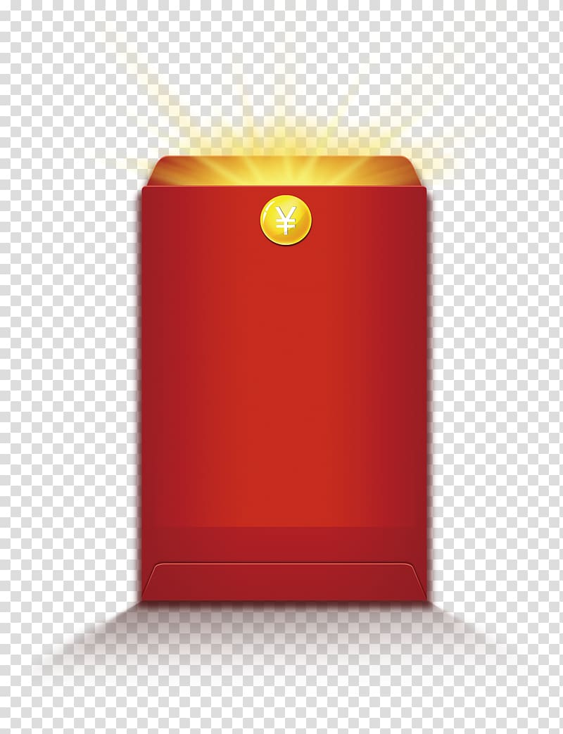 Red envelope Gold coin, Gold coins red envelopes transparent background PNG clipart