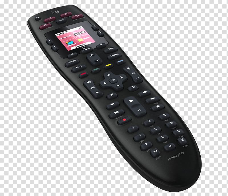 Remote Controls Logitech Harmony Universal remote Amazon.com Home Theater Systems, harmony transparent background PNG clipart
