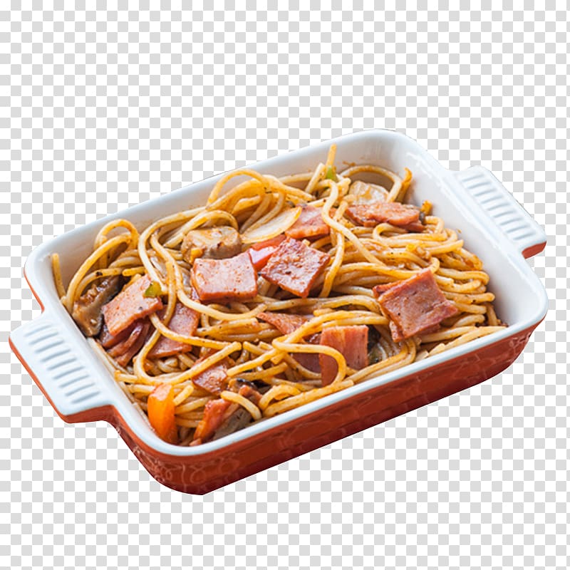 Baked Ham Baking Spaghetti Casserole, Baked ham baked rice surface material transparent background PNG clipart