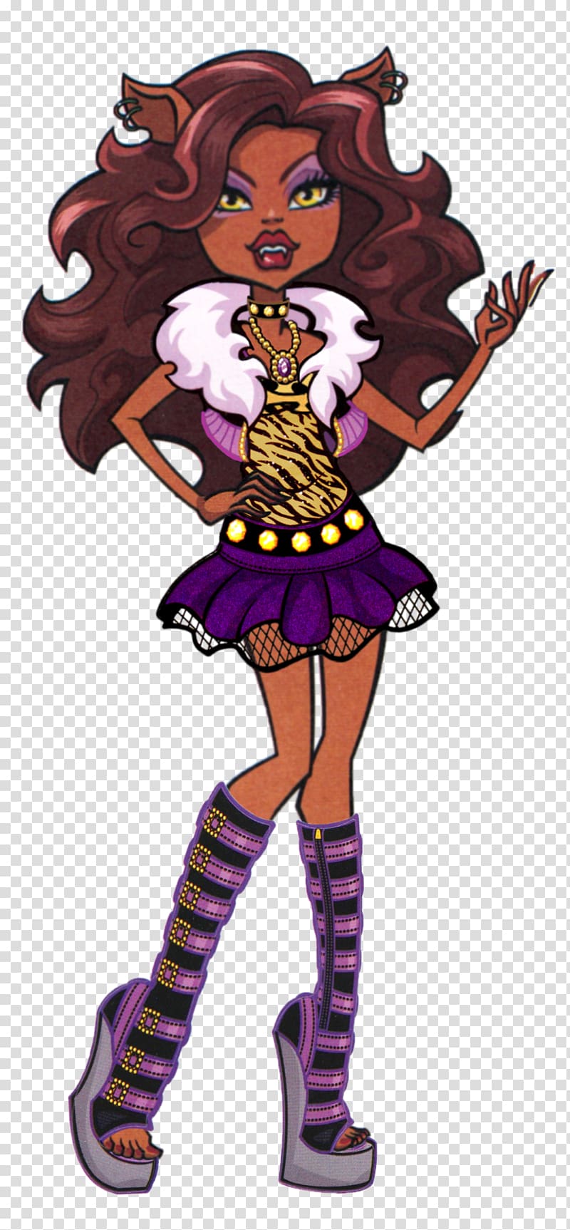 Monster High Doll Toy , Psychobilly transparent background PNG clipart