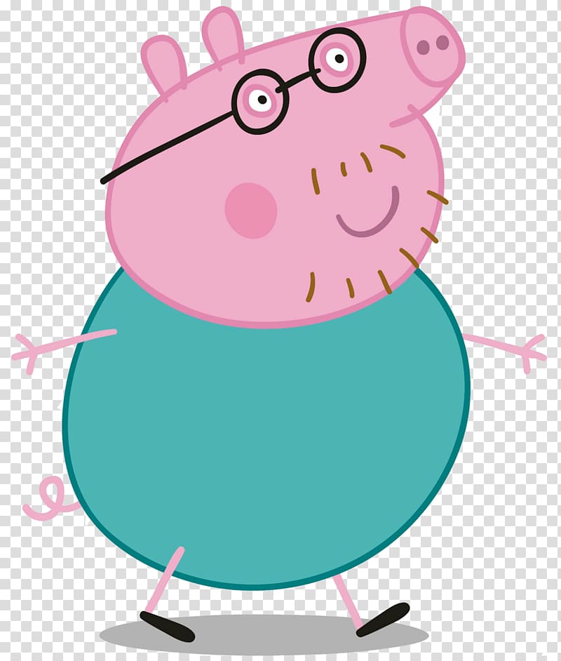 Daddy Pig George Pig , pig transparent background PNG clipart