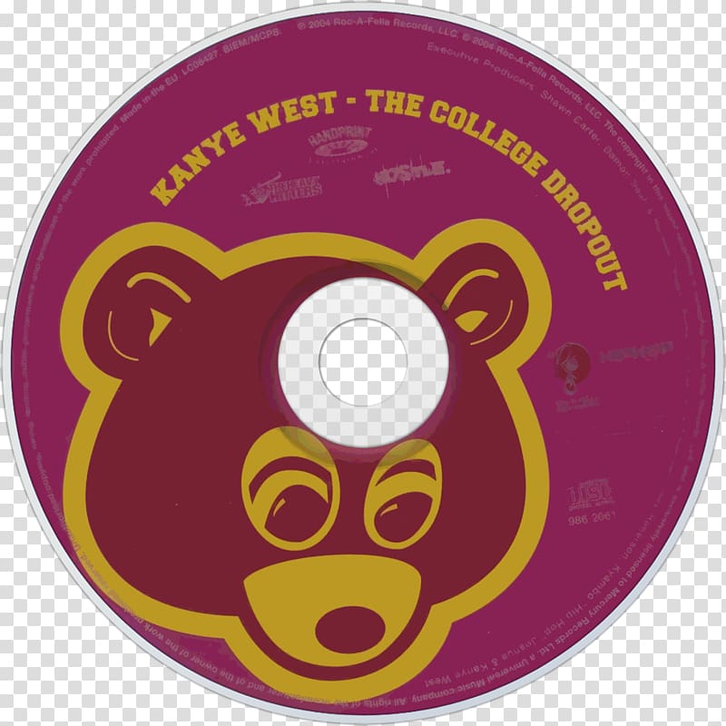 The College Dropout: Mixtape Version 3 Compact disc Album Rapper, KANYE transparent background PNG clipart