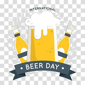 illustration, International Beer Day, beer, celebration, drink, event, international transparent background PNG clipart thumbnail