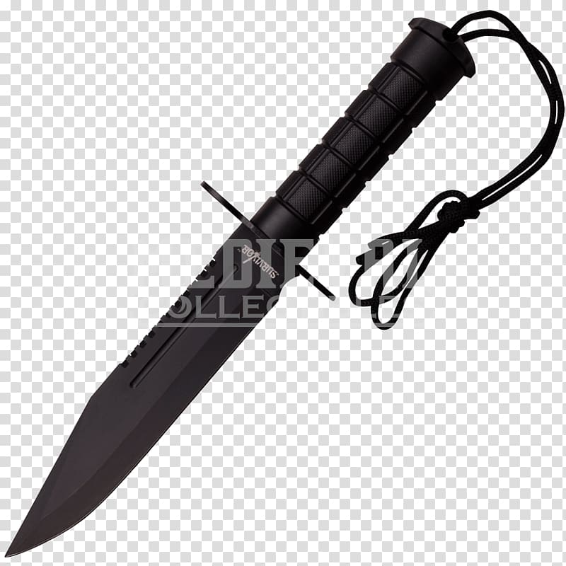 Combat knife Blade Bowie knife Hunting & Survival Knives, knife transparent background PNG clipart