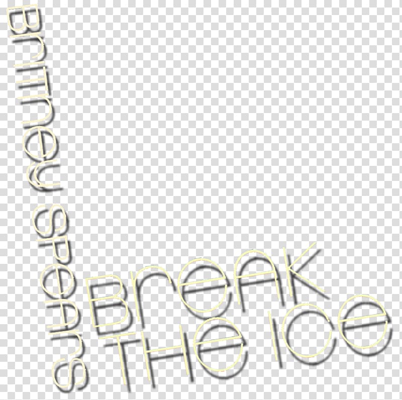 Logo Break the Ice Blackout Song Gimme More, britney spears transparent background PNG clipart