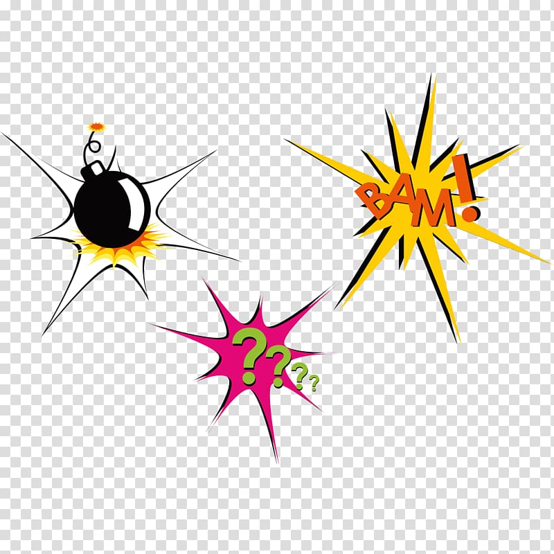 Poster , Explosion tips poster decoration elements transparent background PNG clipart