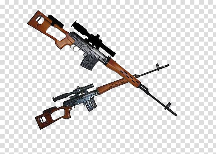Dragunov sniper rifle Weapon Firearm, Sniper rifle sight transparent background PNG clipart