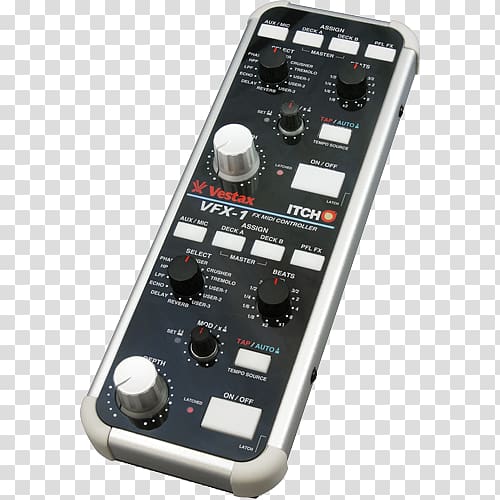 Vestax Audio Mixers Disc jockey DJ mixer, vestax controller transparent background PNG clipart