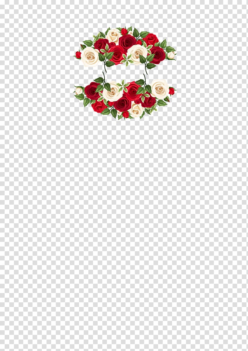 Red Beach rose White, Red and white roses bouquet transparent background PNG clipart