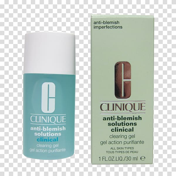 Lotion Mụn Cosmetics Clinique Acne Solutions Clinical Clearing Gel, Clinique transparent background PNG clipart