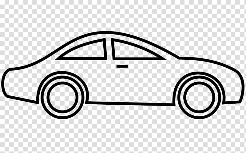 black coupe illustration, Car Black and white , Car transparent background PNG clipart