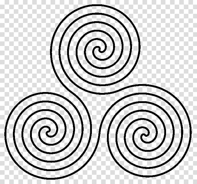 Triskelion Spiral Symbol , symbol transparent background PNG clipart
