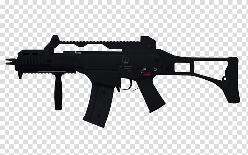 Airsoft Guns Heckler & Koch G36 Jing Gong Rifle, assault rifle transparent background PNG clipart