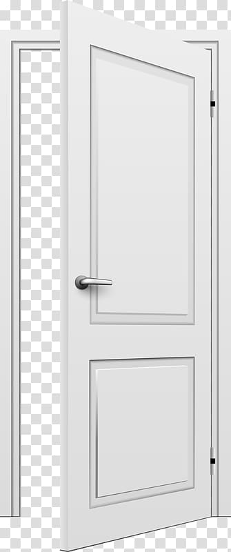 white wooden panel door, Rectangle House, Open door transparent background PNG clipart