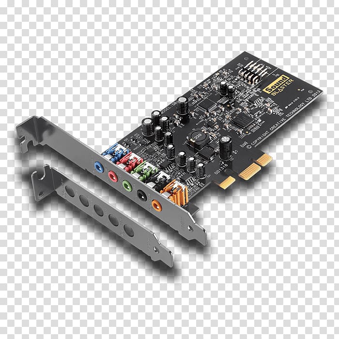 Sound Blaster Audigy Sound Blaster X-Fi Sound Cards & Audio Adapters 5.1 surround sound Creative Labs, Sound Card transparent background PNG clipart