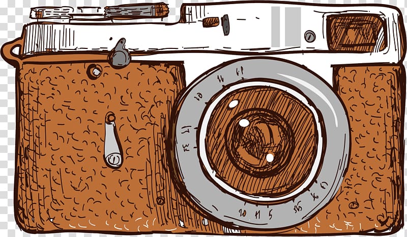 Camera , Hand-painted vintage camera transparent background PNG clipart