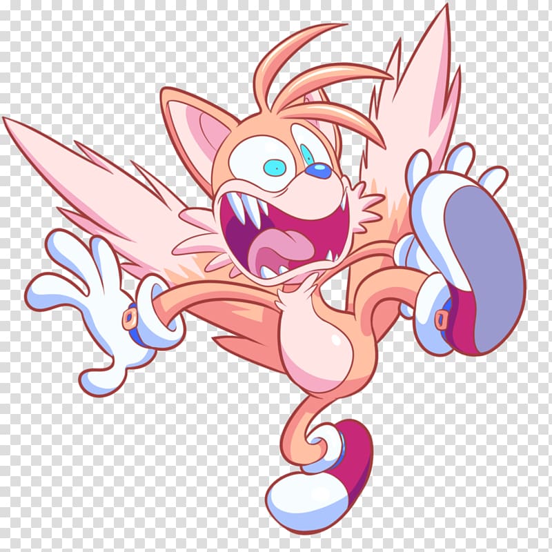 Tails Fan art Sonic Chaos, Sonic transparent background PNG clipart