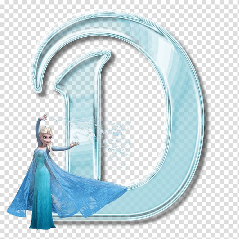 Elsa Olaf Anna Alphabet, iced blended transparent background PNG clipart