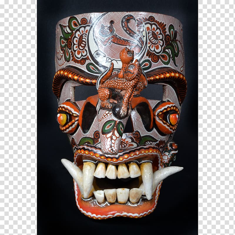 Ciber Café Tastoan Mask Skull Face Nahuas, mask transparent background PNG clipart