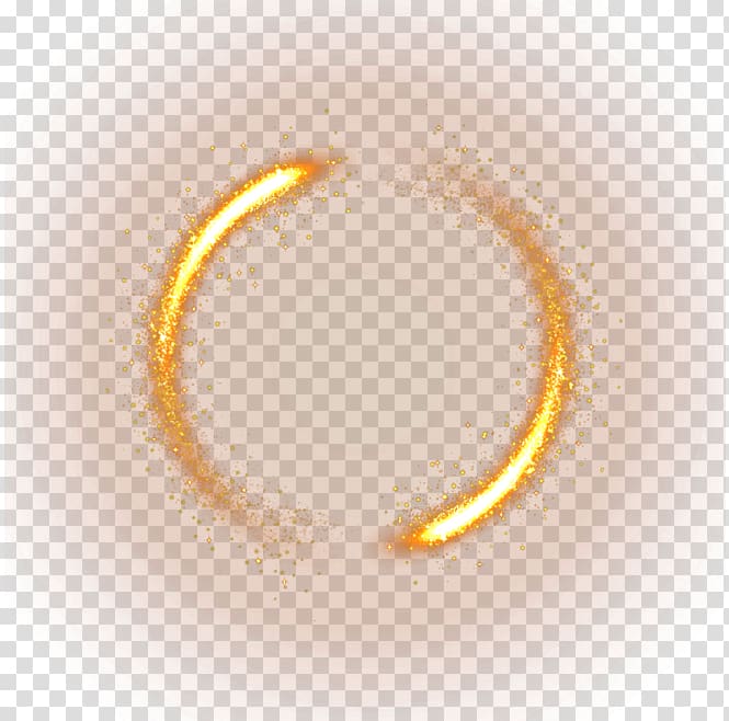 gold illustration, Light , Halo circle transparent background PNG clipart