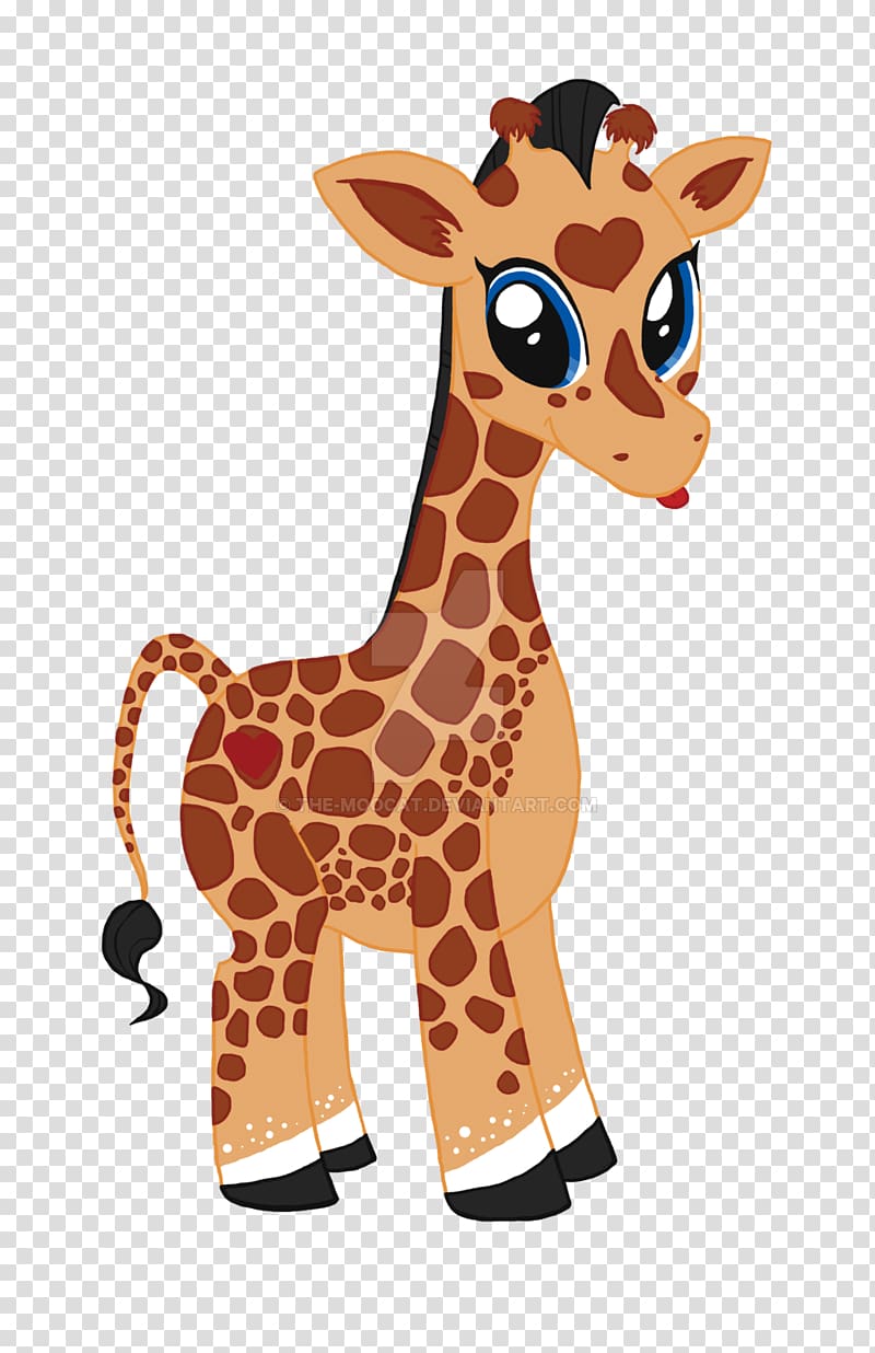 Giraffe Neck Terrestrial animal Wildlife Animated cartoon, giraffe transparent background PNG clipart