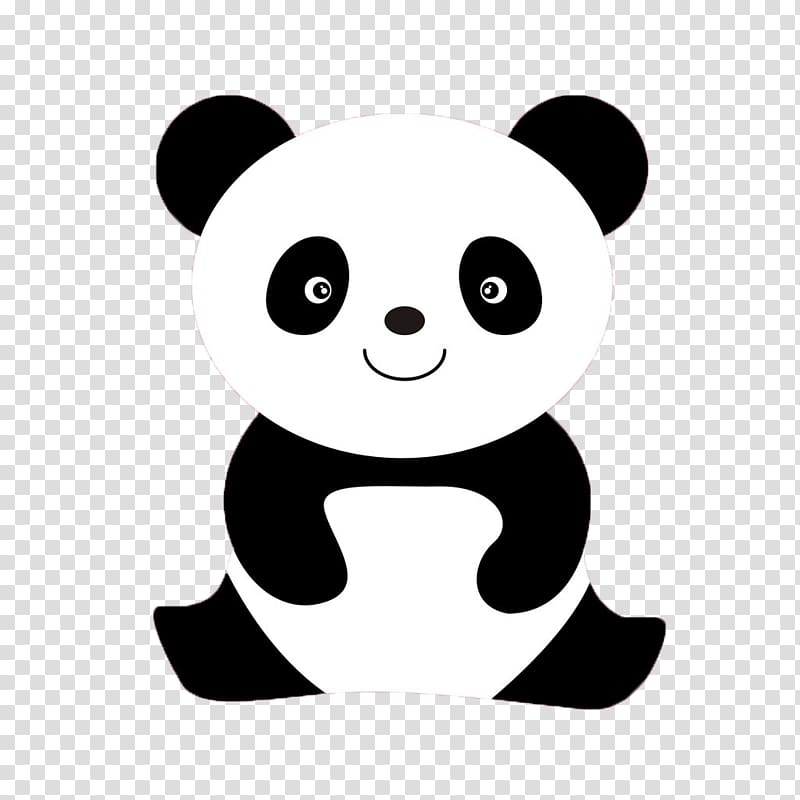 panda illustration, Giant panda Bear Coloring book Cuteness Red panda, A panda transparent background PNG clipart